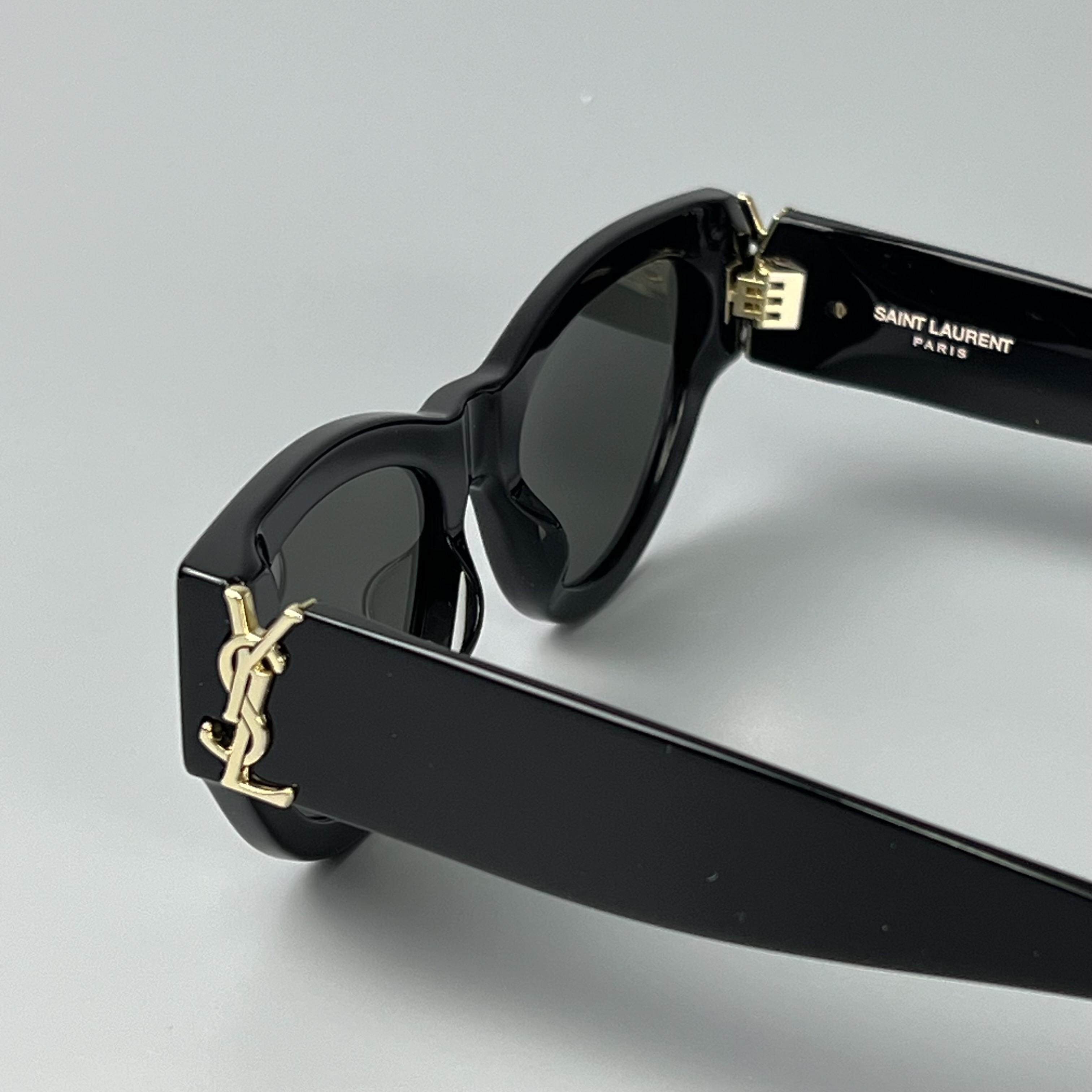 SAINT LAURENT SL M94 001 black black grey 53/20 