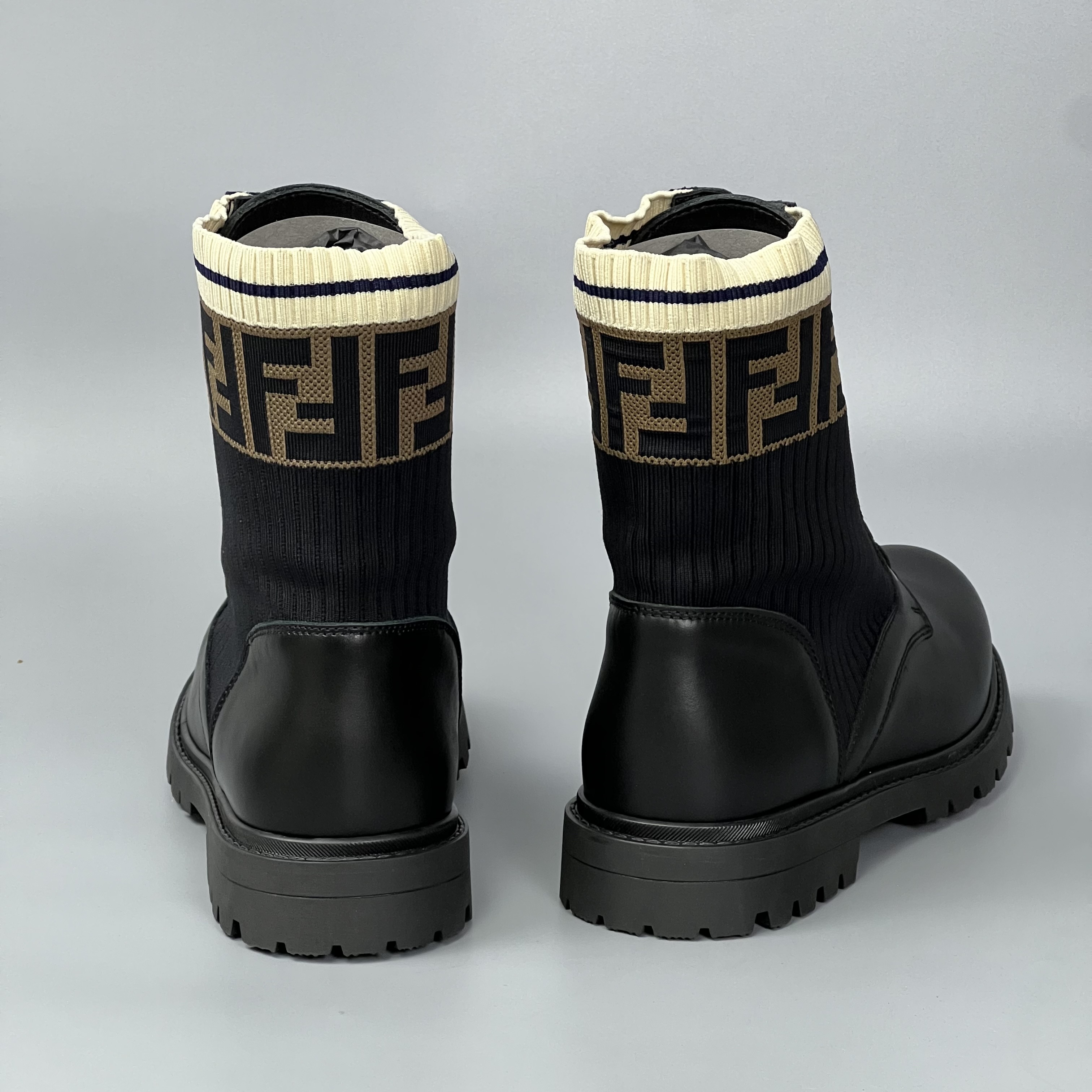FENDI KID STIVALI JMR329 A8CU F17SD NERO