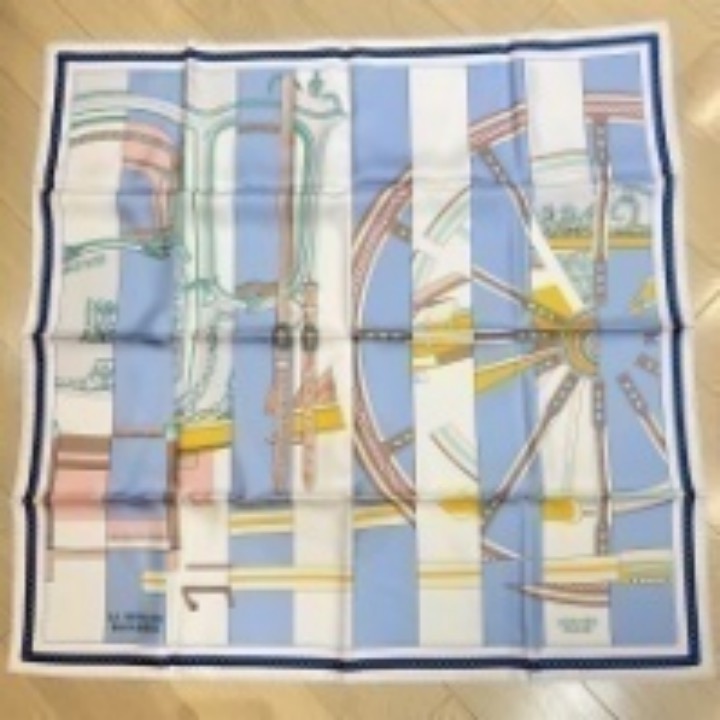 DS HERMES SCARF 9020220219ELB WH