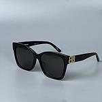 BALENCIAGA BB0102SA Colore 001 black gold grey 57/16 - 145
