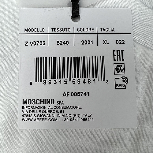 Moschino ZV0702 5240 2001