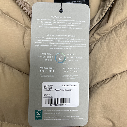 CANADA GOOSE 2331WB 1483