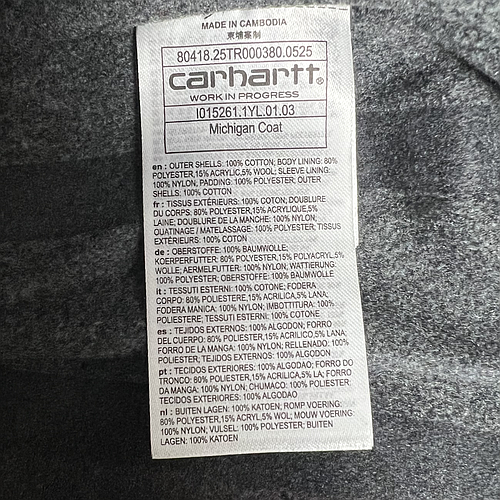 CARHARTT WIP I015261 1YL01