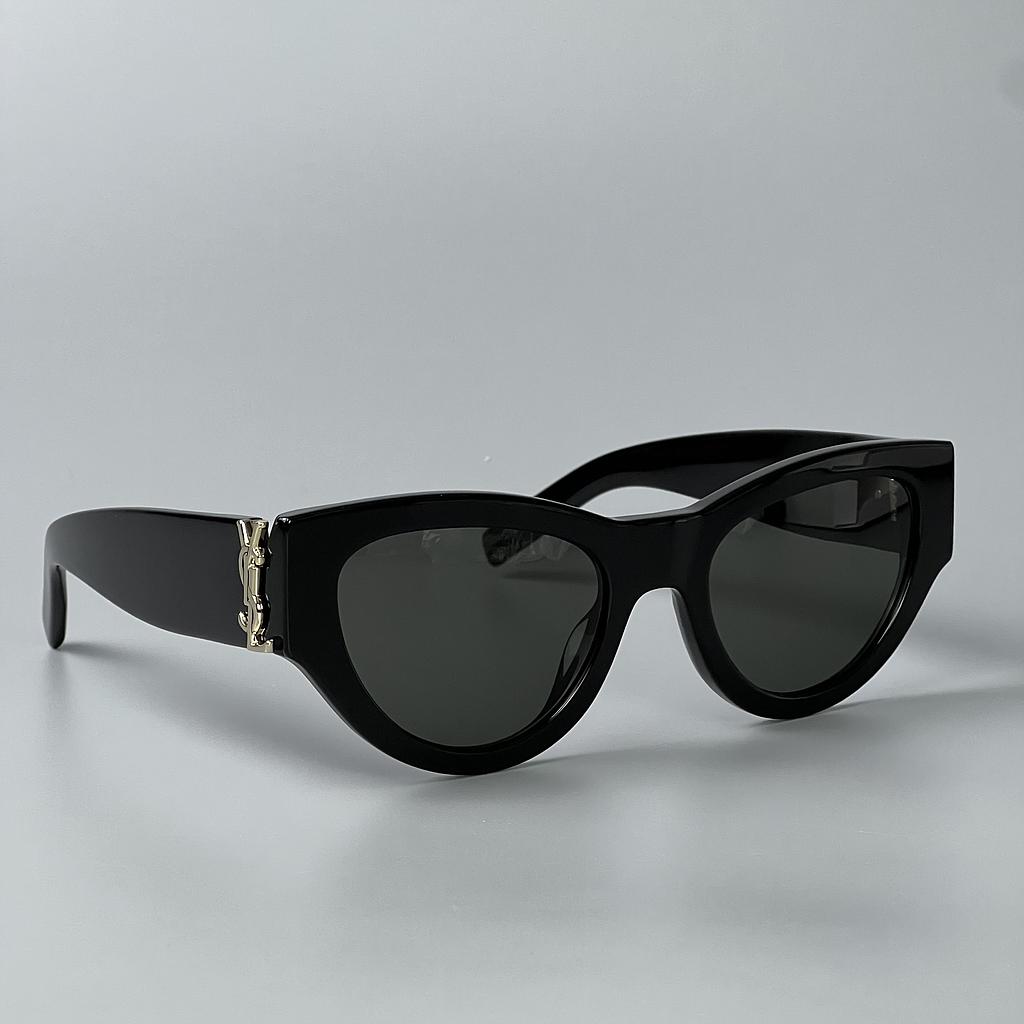 SAINT LAURENT SL M94 001 black black grey 53/20 