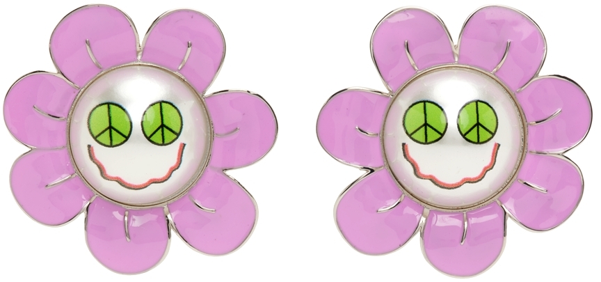 DS Saf Safu SPACE DAISY EARRINGS